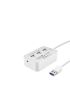 Usb3.0 Hub Combo 3*Usb3.0 + Ms + Sd + M2 + Tf 20Cm Beyaz HDX7028