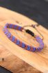 Mor Taşlı Erkek Bileklik - TJ-EB2752-KS