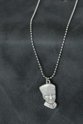 Atatürk Figürlü Metal Erkek Kolye - TJ-ERK945-KS