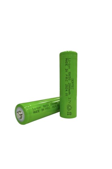 18650 3.7V 2000 Mah 1C Li-ion Şarjlı Pil Başlı