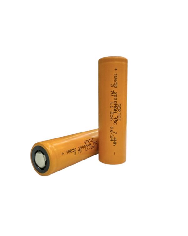 18650 3.7V 2000 Mah 15C Li-Ion Şarjlı Pil