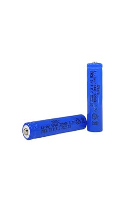 3.7V Li-ion 10440 - 320 mAh 1C Şarjlı Pil Başlı