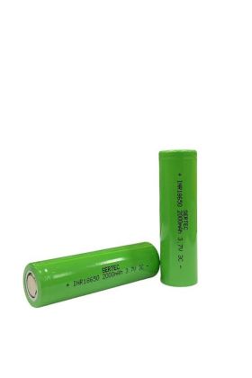 18650 3.7V 2000 Mah 3C Li-Ion Şarjlı Pil
