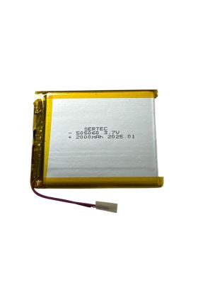 505060 3.7V 2000 mAh Li-Polymer Pil Devreli/1.5A