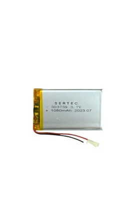 503759 3.7V 1050 MAh Li-Polymer Pil Devreli/1.5A