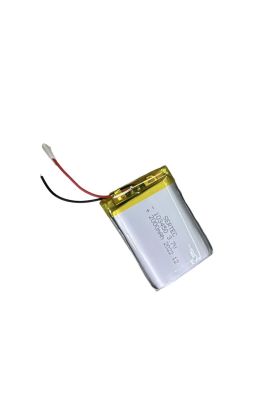 103450 3.7V 2000 MAh Li-Polymer Pil Devreli/1.5A