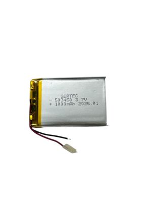 503450 3.7V 1000 MAh Li-Polymer Pil Devreli/1.5A