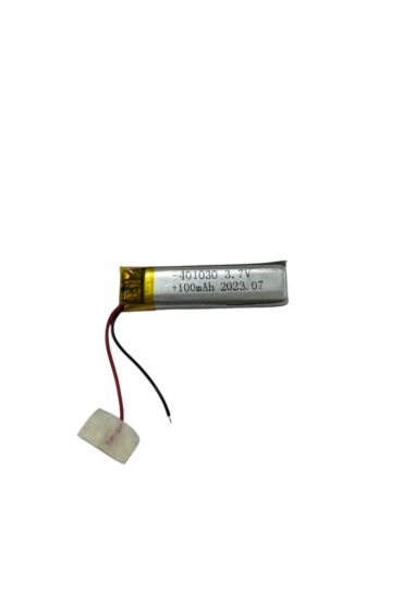 401030 3.7V 100 MAh Li-Polymer Pil Devreli/1.5A