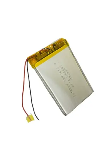 385385 3.7V 2150 MAh Li-Polymer Pil Devreli/1.5A
