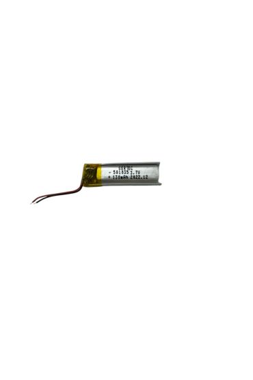 501035 3.7V 130mAh Li-Polymer Pil Devreli/1.5A