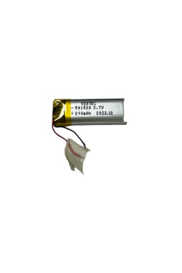 501530 3.7V 200mAh Li-Polymer Pil Devreli/1.5A