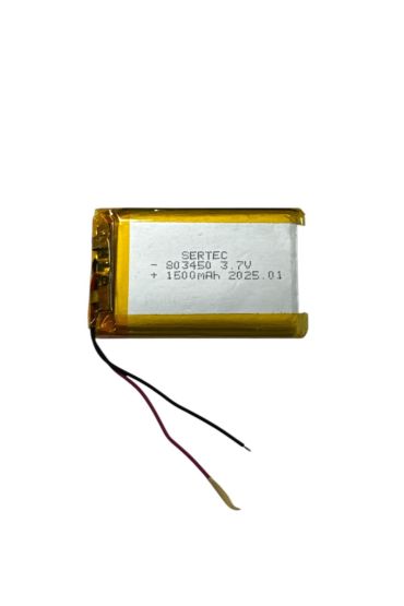 803450 3.7V 1500mAh Li-Polymer Pil Devreli/1.5A
