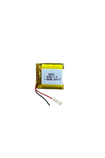 602626 3.7V 400mAh Li-Polymer Pil Devreli/1.5A