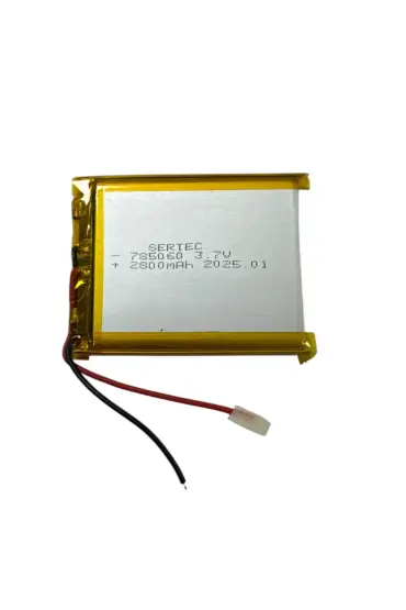 785060 3.7V 2800mAh Li-Polymer Pil Devreli/1.5A