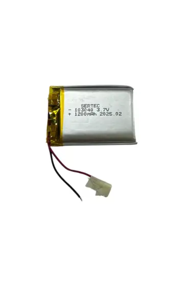 103040 3.7V 1200mAh Li-Polymer Pil Devreli/1.5A