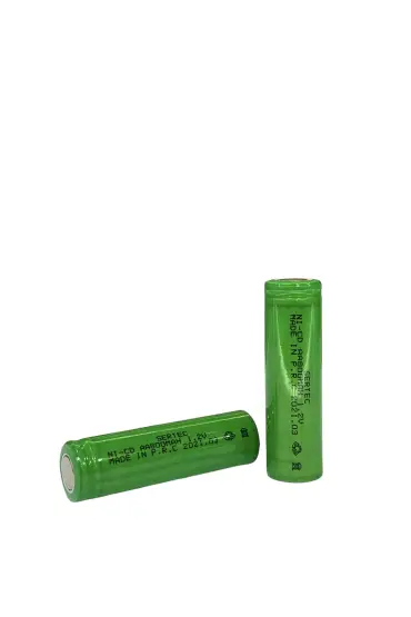 1.2V 800 Mah - AA - Ni-Cd Şarjlı Pil - Başsız / Flat Head