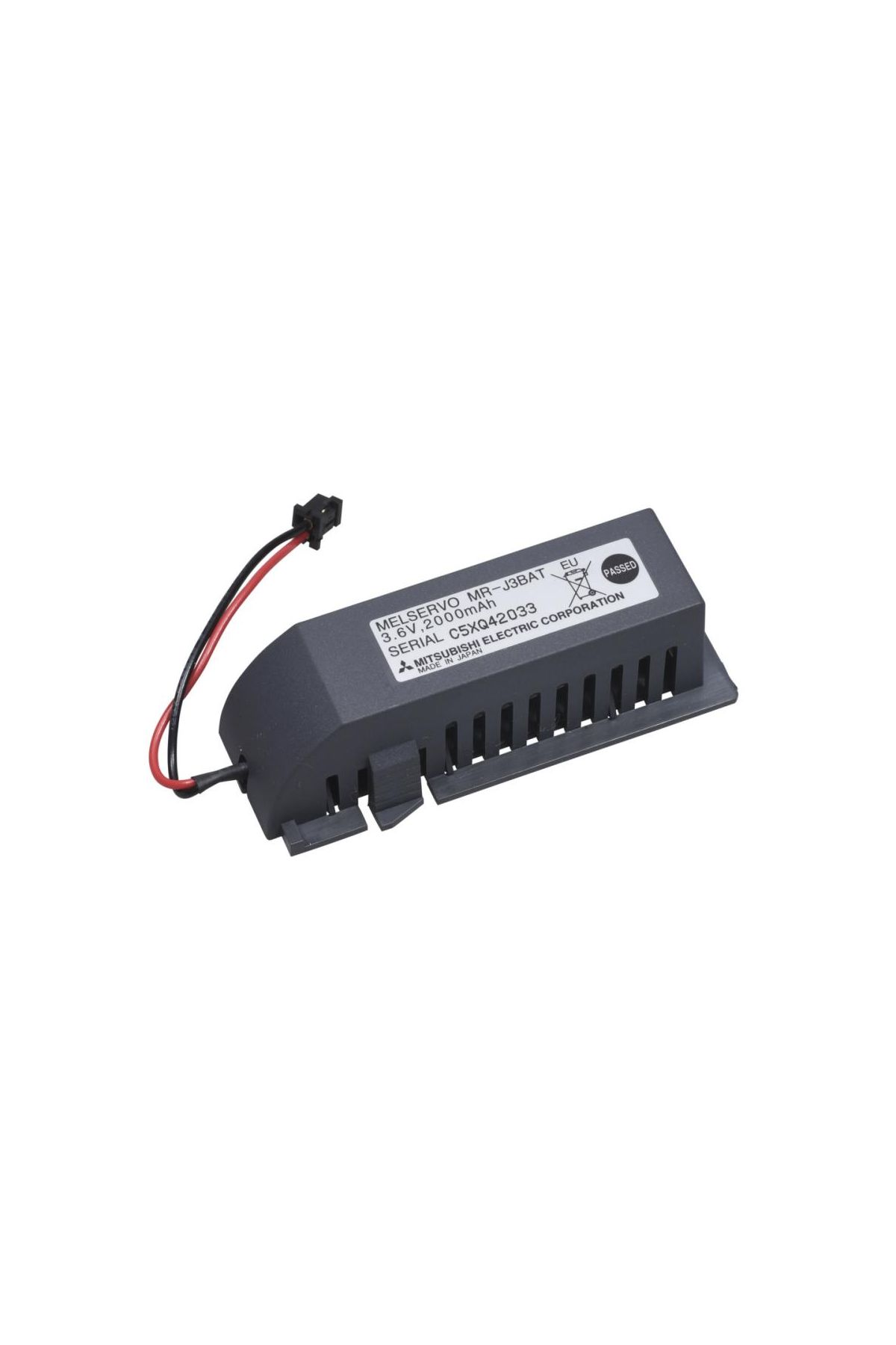 MR-J3BAT 3.6V Lithium Pil Siyah Soketli Kasalı