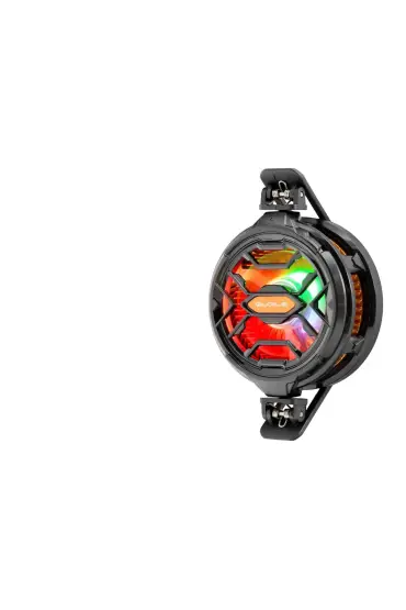 Telefon Buz Soğutucu Fan Mıknatıs Ve Klips Rgb Siyah HDX4382