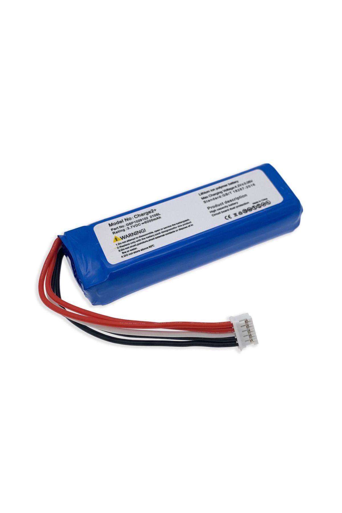 Charge 2 / 2+ uyumlu 3.7v 6000 mah Soketli Batarya