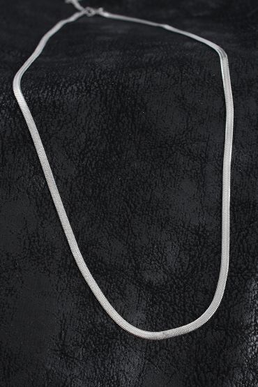 316L Çelik Klasik İtalyan Zincir Model Gümüş Renk Erkek Kolye - TJ-ERK1392