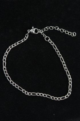 316L Çelik Figaro Model Gümüş Renk Erkek Bileklik - TJ-EB3738