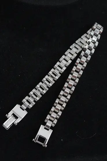 316L Çelik Kordon Model Gümüş Renk Erkek Bileklik - TJ-EB3753