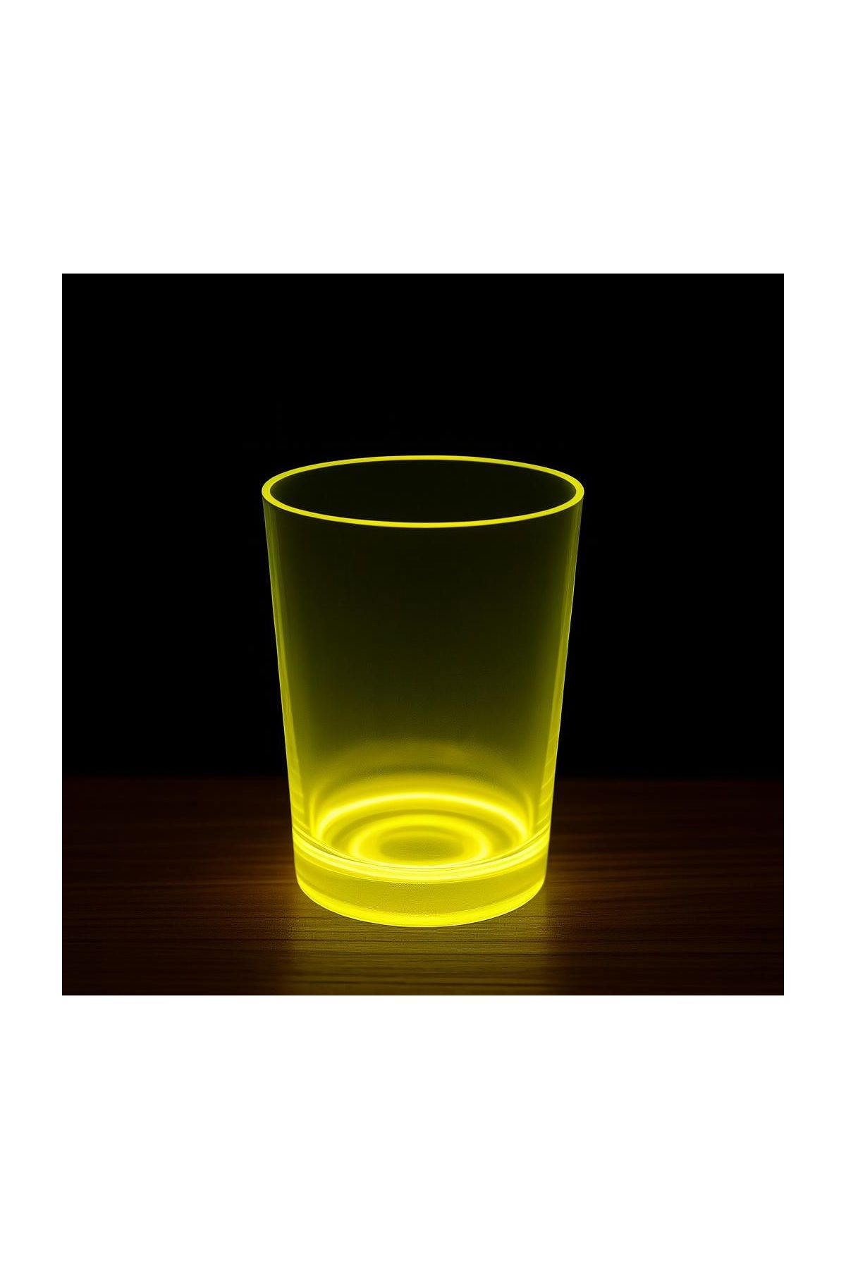 PartyGlow Neon Sarı Bardak 8.5 x 10.5 cm