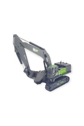 Metal İş Makinası Excavator - Tekerlekli 26cm - 601-4