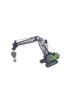 Metal İş Makinası Vinç - Tekerlekli 26cm - 601-6