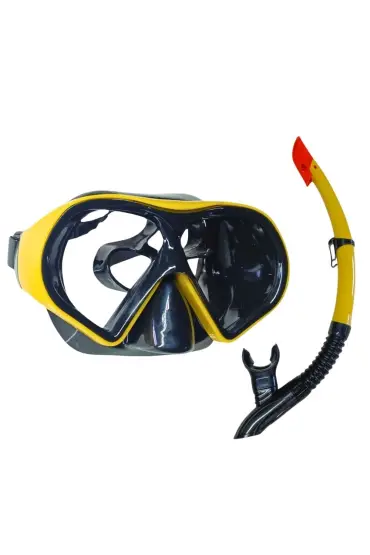 Star Diving Dalış Maskesi ve Snorkel Yetişkin - 51713-SARI