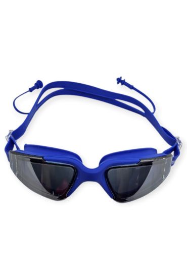 Yüzücü Gözlüğü Silikon Kulaklıklı MAVİ - 1710