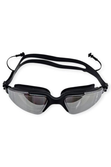 Yüzücü Gözlüğü Silikon Kulaklıklı SİYAH - 1710