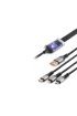 Usb To Type-C + Lıghtnıng + Usb Mıcro Hızlı Şarj 3In Data Kablo 20W Siyah HDX1400
