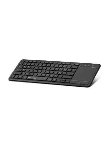 Bluetooth + Wıreless Klavye + Touch Pad Q Siyah HDX2505
