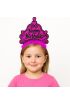 Fuşya Happy Birthday Prenses Tacı – Doğum Günü Taç Aksesuarı