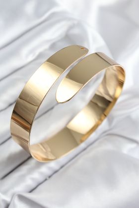 Pirinç Sarmal Model Gold Renk Pazu Bileklik - TJ-BB7615