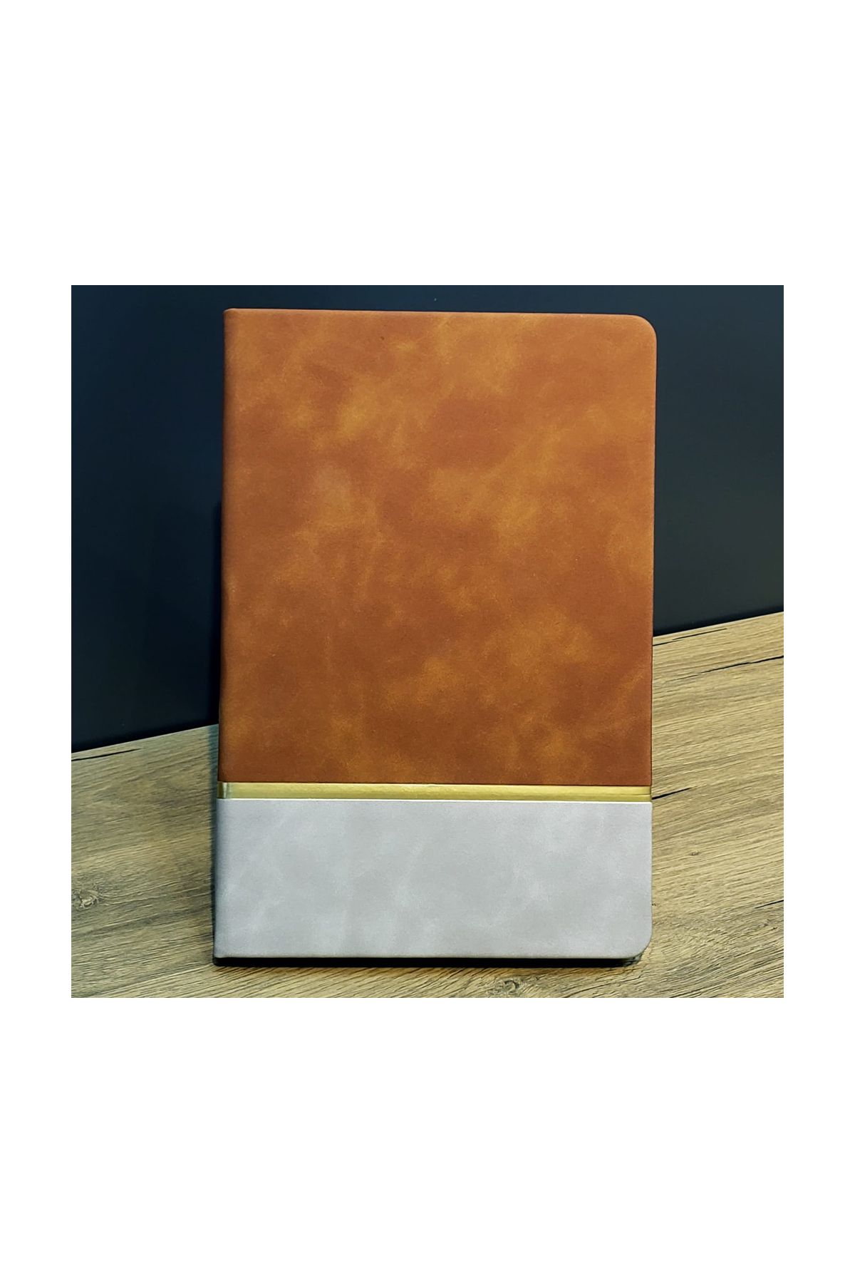 Çizgili Deri Defter Taba