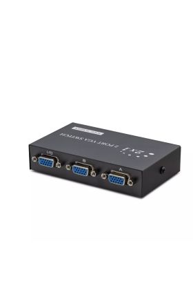 Vga Switch 54 Mhz 2 Giriş 1 Çikiş Butonlu Geçiş 2 Port HDX1280