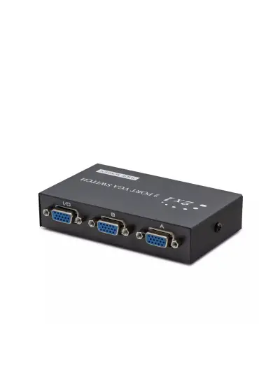 Vga Switch 54 Mhz 2 Giriş 1 Çikiş Butonlu Geçiş 2 Port HDX1280