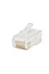 Cat6 Konnektör Rj45 100Lü Paket Şeffaf HDX5043