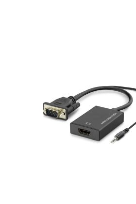 Vga To Hdmı F Çevirici + Audıo 1080P Siyah HDX7794