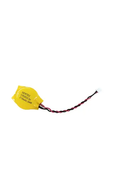 CR2032 3V Kablolu ( 6cm) + Konnektörlü Li-MnO2 Button Pil (Akıllı Tahta Versiyonu)