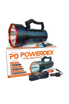 40W 4000 Lümen Şarjlı El Feneri Projektör PD-7800