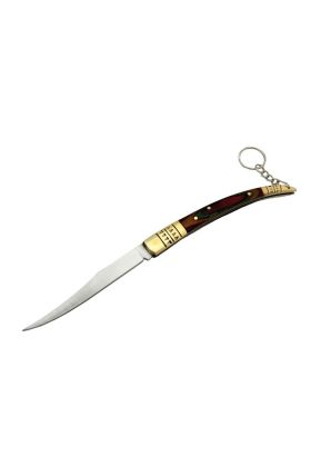 K-18 Kılçık Çakı Büyük 20 Cm Ahşap Saplı Manuel