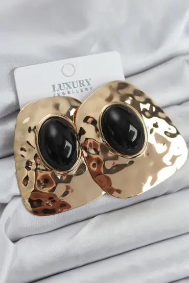 Pirinç Gold Renk Vintage Kadın Küpe - TJ-BKP11223