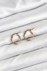 316L Çelik Gold Renk 12 mm Halka Kadın Küpe - TJ-BKP11224