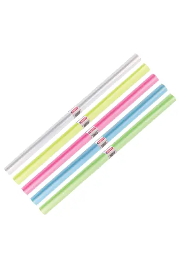 Bigpoint Şeffaf Renkli Rulo Kap 40 cm x 2 metre 50'li Kutu