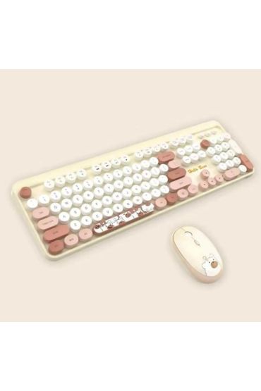 Hello Bear Sütlü Çay Klavye Mouse Set