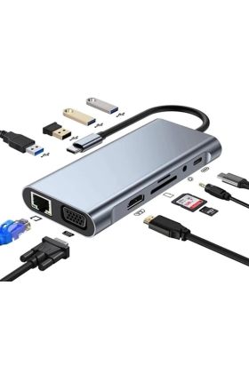 ZR44/A Type-C 11 İn 1 Gigabit Hdtv Çevirici