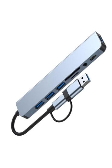 Byl 2218Tu Support 8 İn 1 Type-C Usb Çevirici